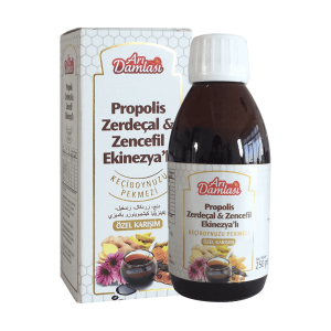 Propolis Zerdeçal Zencefil Ekinezya Ekstraktlı Keçiboynuzu Pekmezi 250 mL – Yetişkin